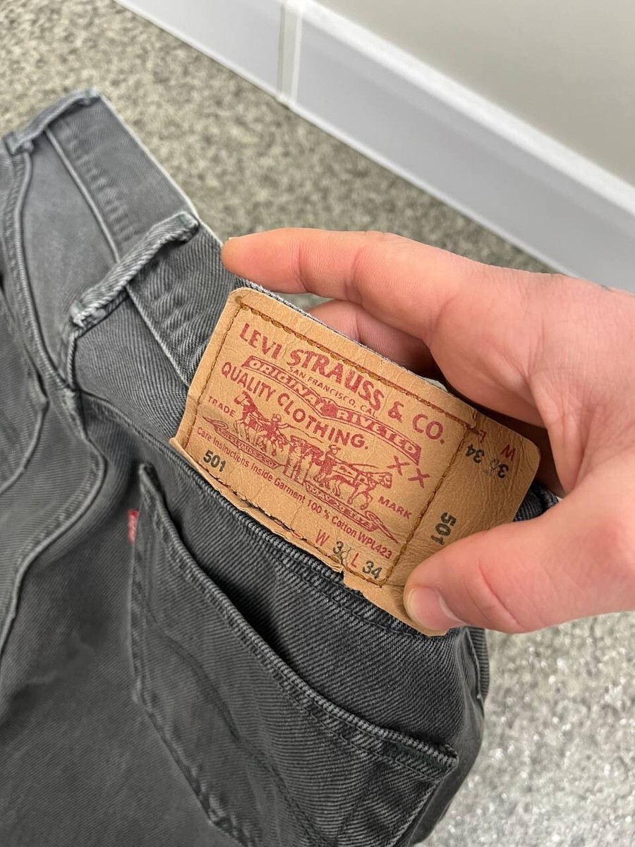 サットン様【W33 L34】リーバイス501 〈アメリカ製〉 Levi's 501 denim pants made in the USA, W33 x L34, dark blue