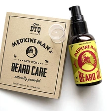 Medicine Man’s Anti-itch Beard Oil. 100% Natural