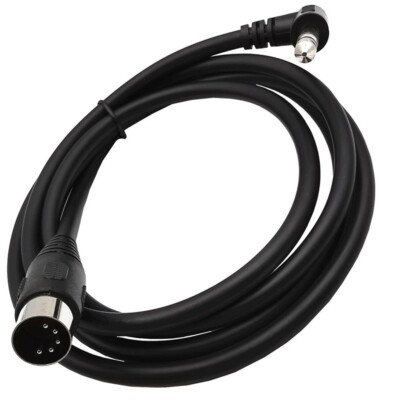 MIDI Din 5Pin Male to Monoprice 6.35mm 1/4'' Male TRS Stereo Audio Cable 1.5m