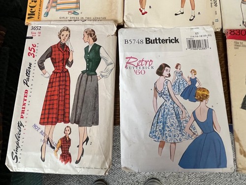 13 Vintage Sewing Patterns Butterick McCalls Simplicity Mail Order 60's-70s - Picture 2 of 8
