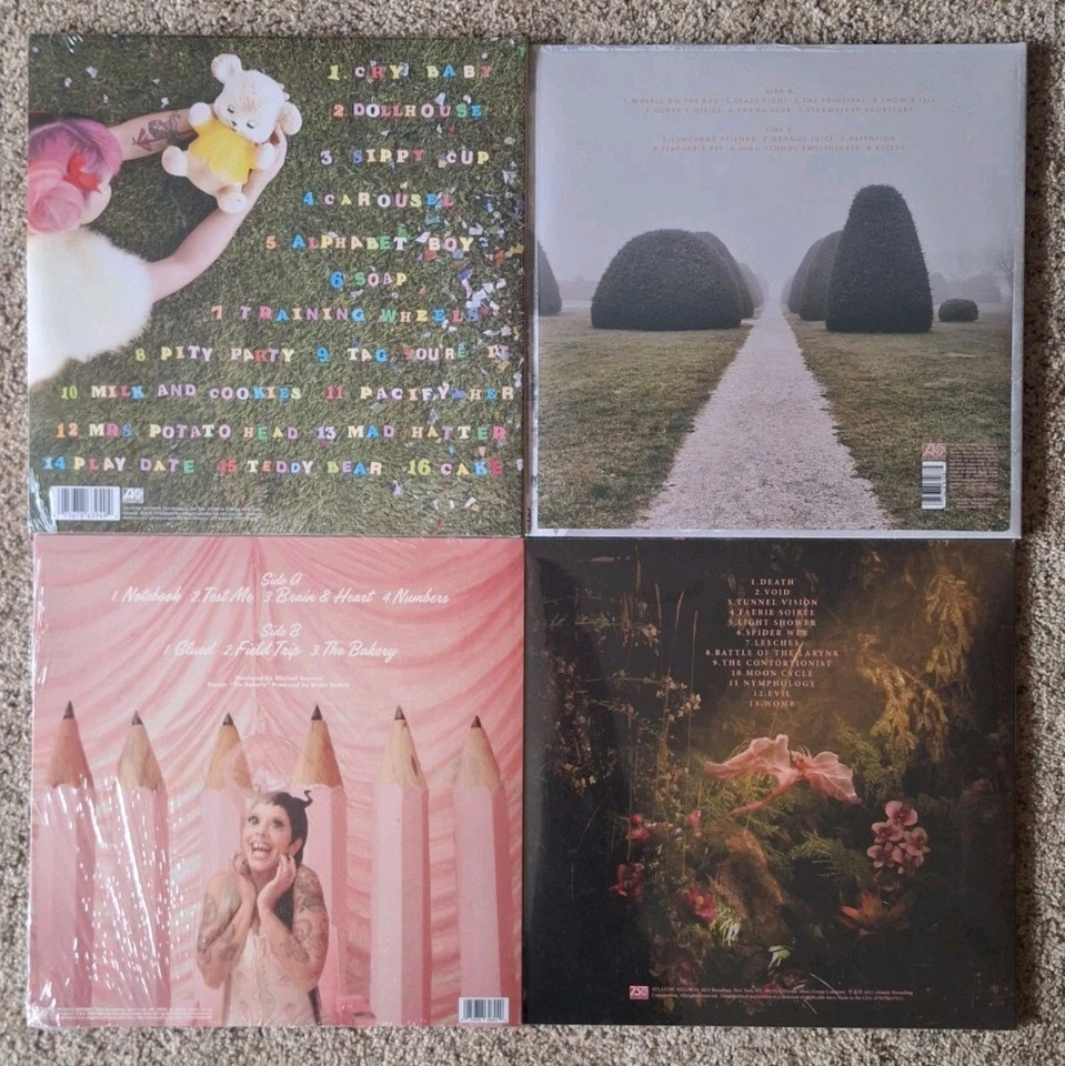 4 Melanie Martinez Records - Cry Baby, K-12, After School, Portals - NEW Vinyl - Image 2 of 2