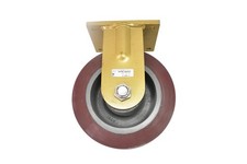 Caster Concepts 10x4 Rigid Caster Wheel Polyurethane Top Plate 85-10489-65-2