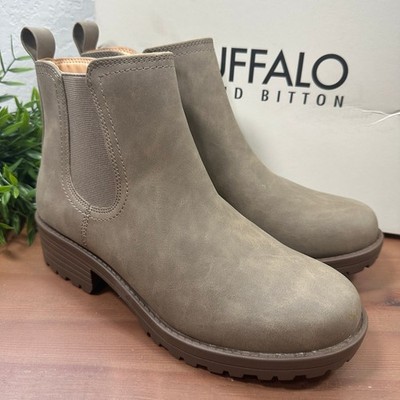 Buffalo David Bitton Women's Anna Brown Water Repellant Boots Size 10