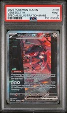 2025 POKEMON BLK EN-BLACK BOLT SPECIAL ILLUSTRATION RARE #169 GENESECT EX PSA 9