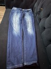 Blue Medium Wash Denim Jeans Women  5-Pocket Button Zip — photo 1