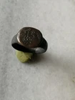 Antique Rare Victorian Bronze Sigil,  Occult,  Signet,  Ring  US-8,75