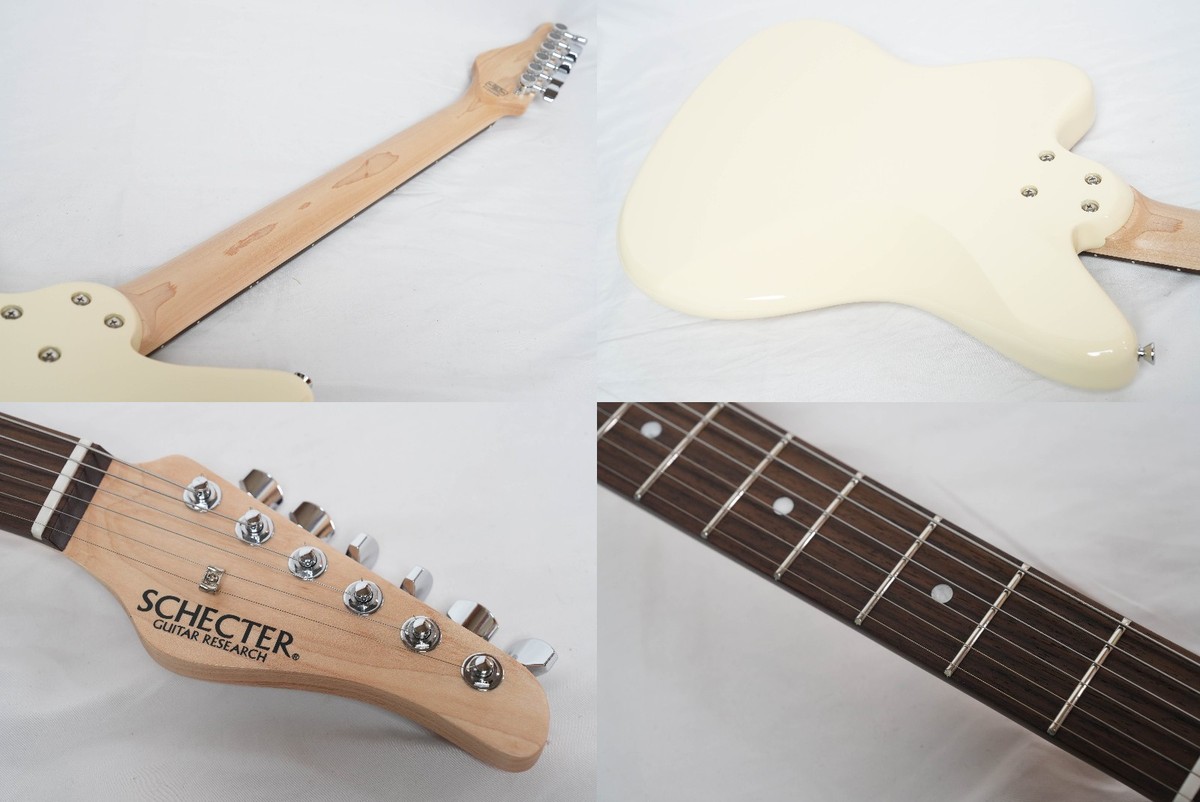 SCHECTER AR-06 VWHT (Vintage White) Jaguar, Excellent Condition