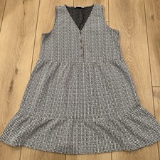 LOFT Monochrome Textured Dress
