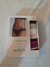  Auden Women’s Size Large 12-14 Assorted Color Seamless Bikinis 6 Packs