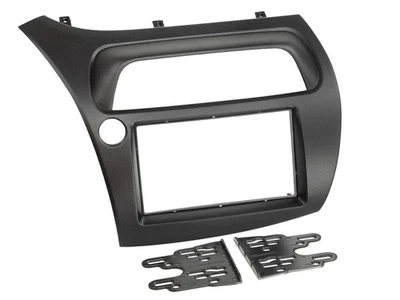 Radioblende Doppel DIN Autoradio für Honda Civic 2006-2012 schwarz - Bild 1 von 2