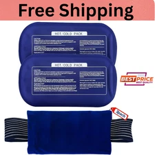 3 Pack Reusable Hot and Cold Ice Packs for Injuries, Knee 3 - Middle