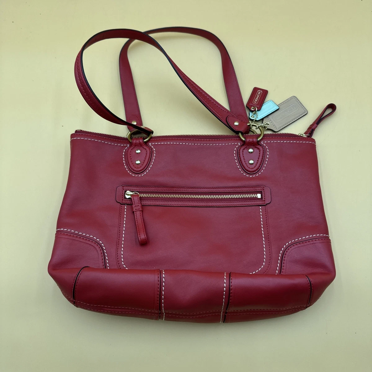 Coach Poppy Shoulder Bag Red Bags & Handbags for Women for sale | eBay