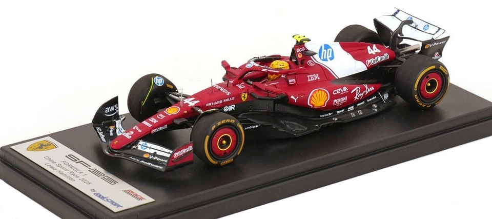 Looksmart Ferrari SF-25 1st Sprint Chinese GP 2025 - Lewis Hamilton 1/43 Scale - Image 3 of 4