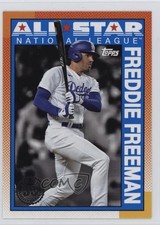 2025 Series 2 1990 Topps Baseball All-Stars Blue Nameplate Freddie Freeman 0e3x