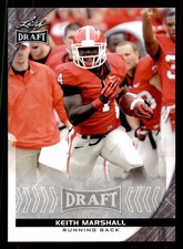 2016 Leaf Draft #50 Keith Marshall - FB
