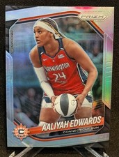 2025 Panini Prizm WNBA Aaliyah Edwards #94 Connecticut Sun Silver Prizm