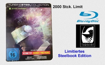 Vernetzt Jonny Mnemonic - Limitiertes Steelbook Blu Ray 2000 Stck.  - NEU & OVP - Bild 1 von 4