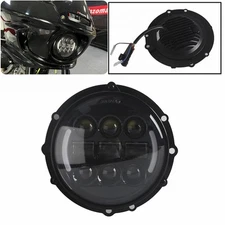 5.75" LED Headlight W/ Adapter Bracket Kit For Harley Softail Low Rider ST 22-up