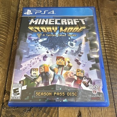Minecraft Story Mode Season Pass Disc (Sony PlayStation 4, 2015) PS4