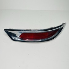 2014-2017 ACURA RLX REAR BUMPER LEFT MARKER LIGHT REFLECTOR W CHROME BEZEL