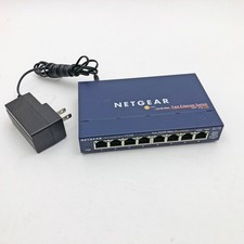Netgear FS108 8 Port 10/100 Mbps Fast Ethernet Switch w/Power Supply