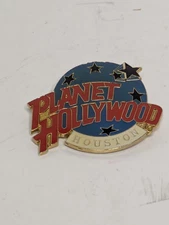 Planet Hollywood Pin Globe Stars Houston