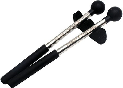 TUOREN 1 Pair Tongue Drum Mallets with Bracket Handpan Drum Sticks Rubber Mallet