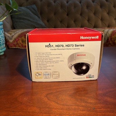 Honeywell HD51 Vandal Resistant Dome Camera Rugged Minidome White New Open Box