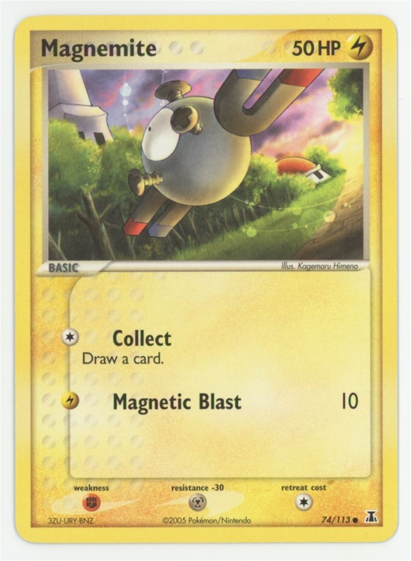 Pokemon Delta Species Magnemite #74/113