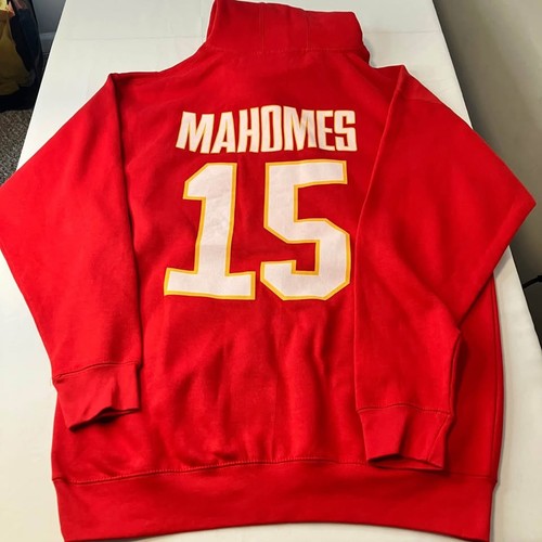 Patrick Mahomes #15 KANSAS CITY CHIEFS Hoodie Graphic Sweatshirt Red Size XL - Picture 8 of 9