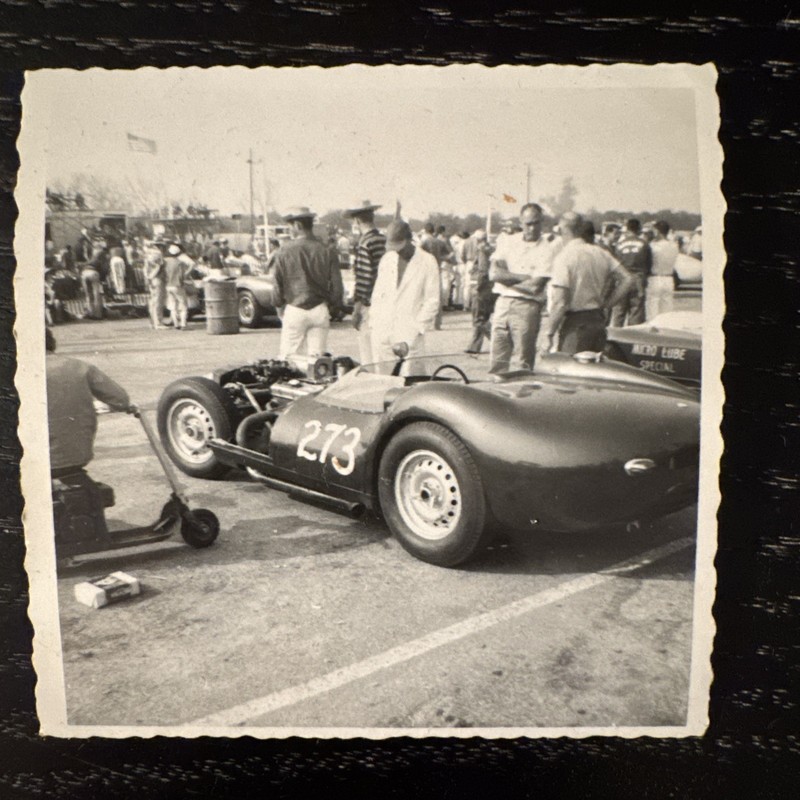 Original 1950s SCCA Sports Car Club of America Race Photo Car #273 Vintage