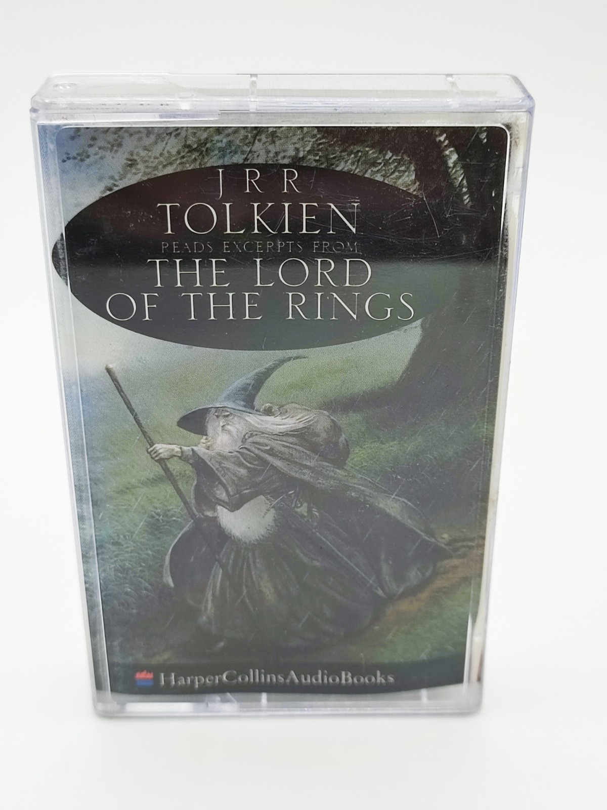 2001 CASSETTE TAPE - HARPER COLLINS AUDIOBOOK - EXCERPTS FROM LORD OF THE RINGS