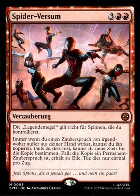 Spider-Versum # 93 Mythic SPM MTG Magic Deutsch