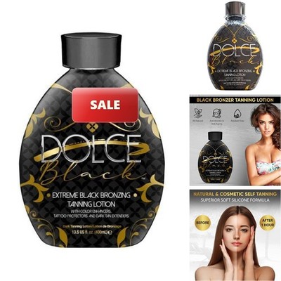 Dolce Black Bronzer Tanning Lotion Tanning Beds & Outdoor Sun Dark Instant