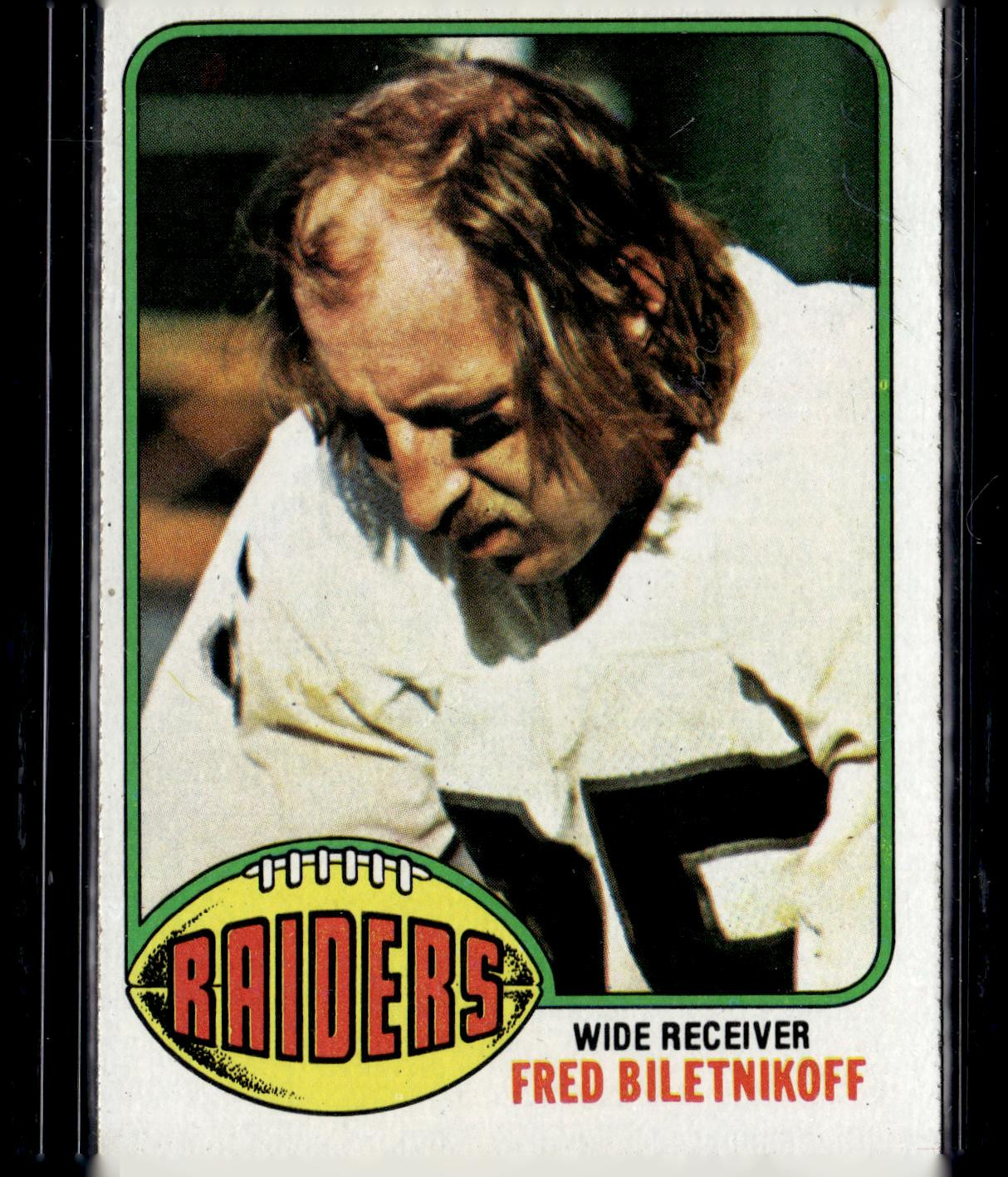 1976 Topps #25 Fred Biletnikoff Raiders WR HOF