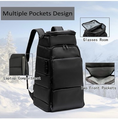 Waterproof Travel Backpack Holds 15  Laptop 28L Anti-theft
