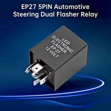 5-Pin EP27 FL27 LED Flasher Relay 12V | Fixes Hyper Flash | Turn Signal Blinker