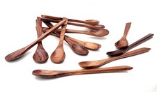 6 PCS 6-Inch Rosewood Small Wooden Spoons for Coffee Tea Jam Bath Salts