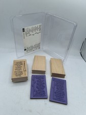 2007 Retired Stampin' Up SIDEKICK SAYINGS Grateful-Happiness-Christmas BN