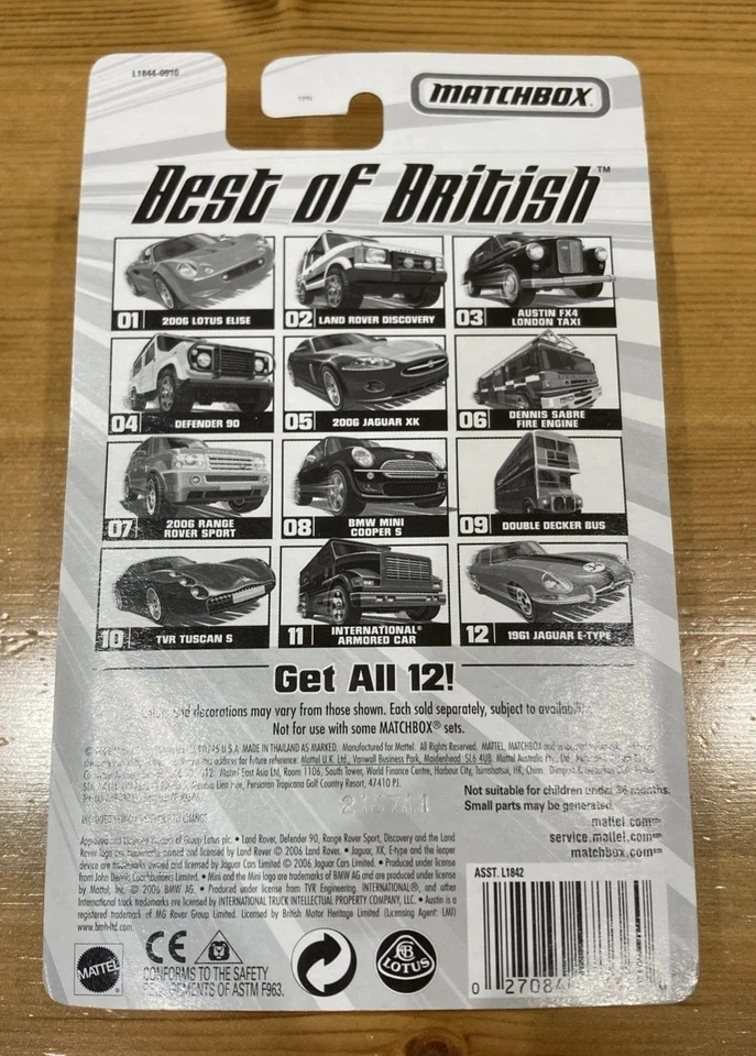 Matchbox Best Of British 2006 Lotus Elise 01 New And Sealed - Image 2 of 4