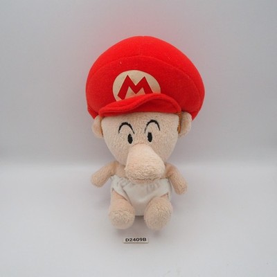 D2409B Baby Mario Diaper Super Mario 2006 NOTUSHTAG Plush 7'' Toy Doll Sk Japan