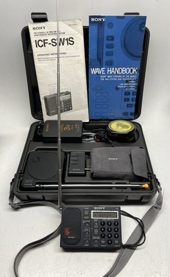 Sony ICF-SW1S Shortwave AM FM Radio ***RECAPPED***, Tested & Perfectly Working!