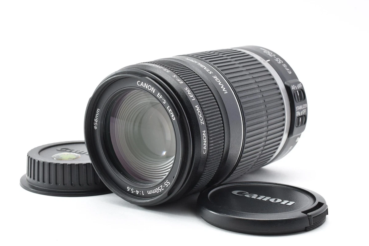 Canon EF-S 55-250mm Focal Camera Lenses for sale | eBay