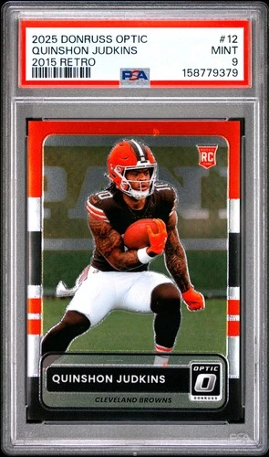 2025 Donruss Optic Quinshon Judkins Base (PSA 9)