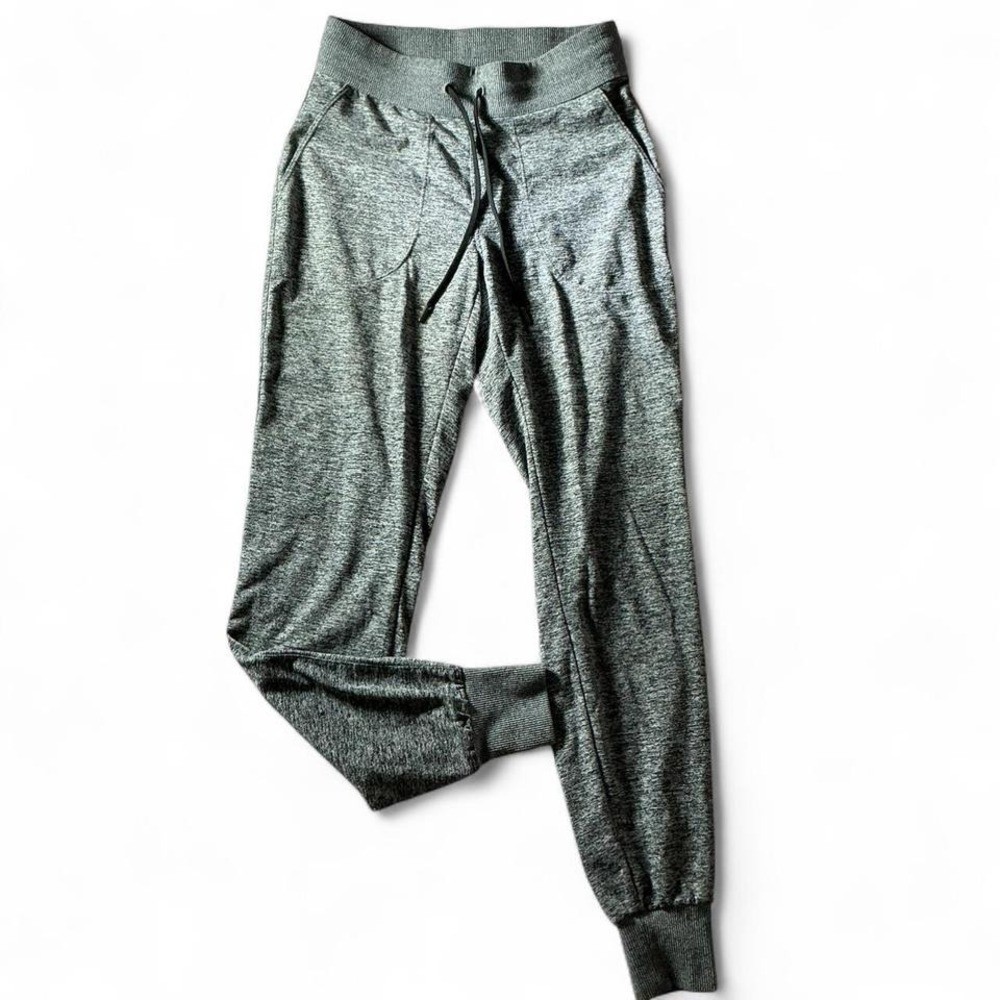 Athleta Gray Joggers Drawstring Pockets Activewea… - image 1