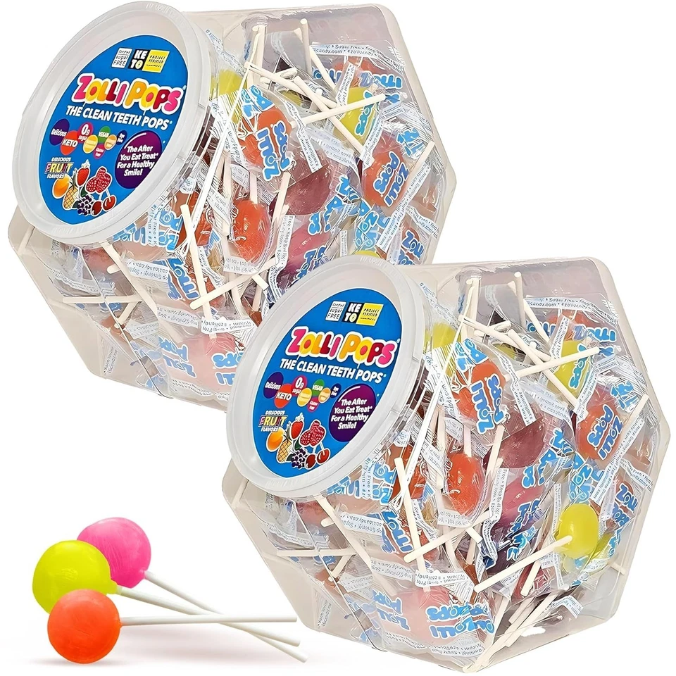 Sugar-Free Lollipops for Healthy Smiles, Assorted Flavors - Image 3 of 4