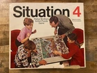 1968 Vintage VTG Parker Brothers Situation 4 Action Puzzle Game Complete