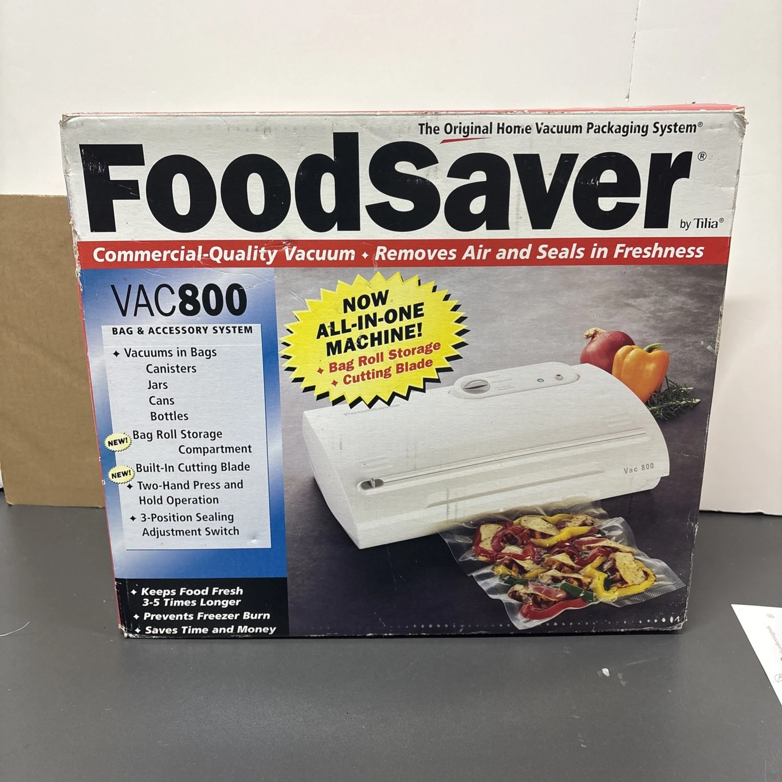 Foodsaver Vacuum Sealer VAC 800 Storage Bag Machine NEW Box