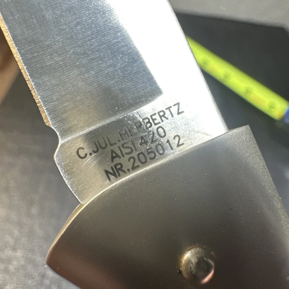 Jul Herbertz AISI 420 pocket knife 5” New Condition Nice Knife No Box - Image 2 of 4
