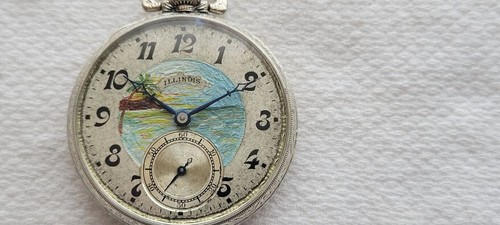 Selling a Used Vintage 12 Size, 17 Jewel ILLINOIS The Auotcrat Pocket Watch.....